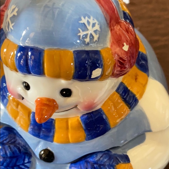 Set of 4 Whimsical Snowman Covered Bowls - Picture 6 of 6